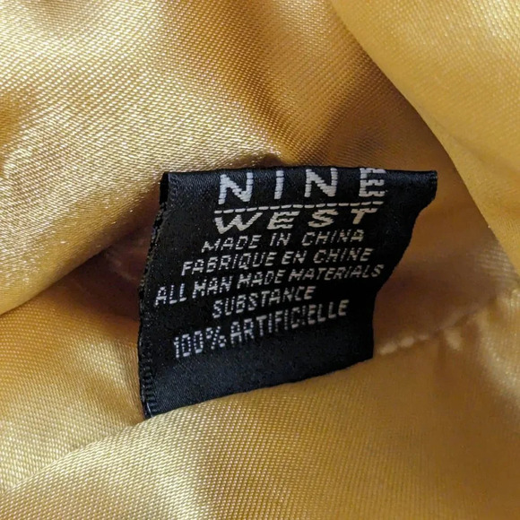 Nine West Leather Beige Satchel w/ Mini Tote - Picture 11 of 13